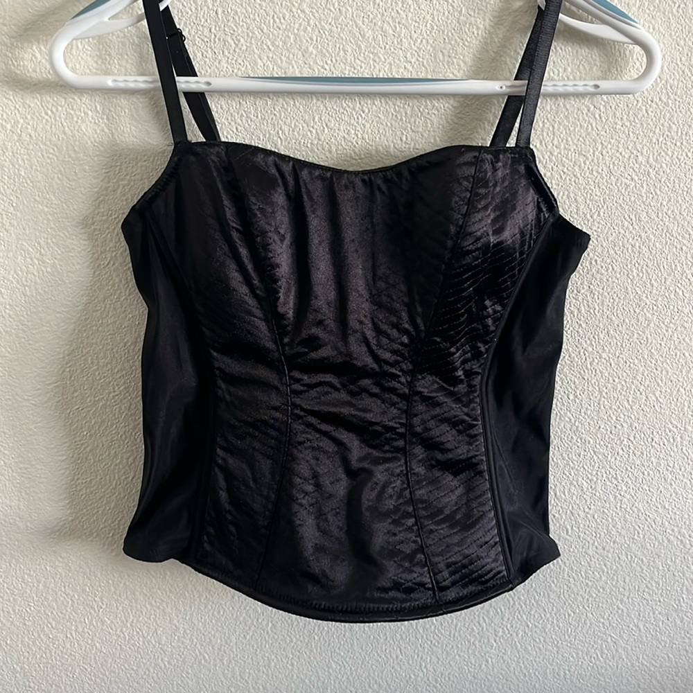 Native Inmates black Corset top
